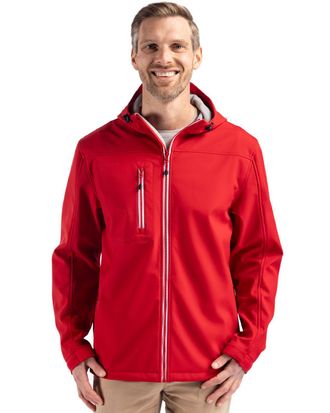 Clique Telemark Eco Stretch Softshell Full Zip Mens Hooded Jacket