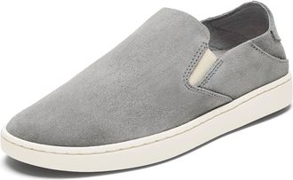 Olukai Womens Pehuea Luxe Sneaker In Ash/ash