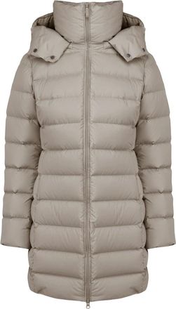 Bomboogie Chaqueta acolchada ajustada con capucha - Coats - Mujer - Beige - XS
