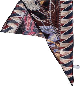 Ferragamo Zijden sjaal - Dames - Zijden sjaals - Veelkleurig - ONE Size - Accessoires