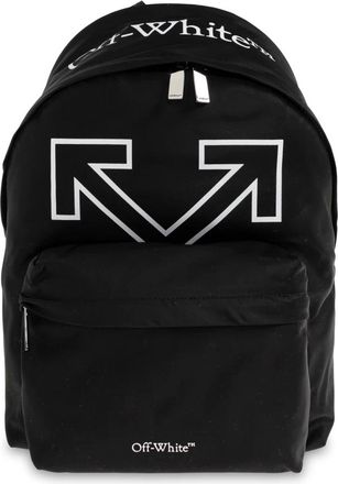 Off-white Backpacks, male, Black, Size: ONE SIZE Heritage Backpack
