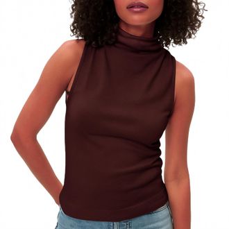 Michael Stars Chiara Tank In Espresso