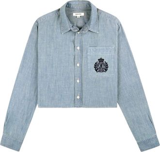 Sporty & Rich Camicia H&W Crest - Blu