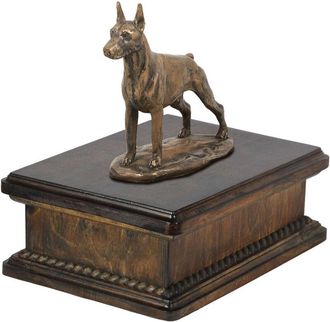 OEM Doberman, Dobermann I - Urna Para Cenizas De Perro, Urna Cl&aacute;sica Con Estatuilla, Urna Elegante Con Perro De Art-dog