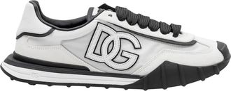 Dolce & Gabbana Lage sneaker - Heren - Sneakers - Wit - 40 EU - Leer - Schoenen