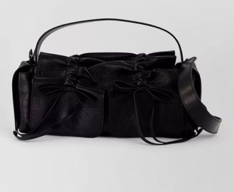 Acne Studios patent leather shoulder bag