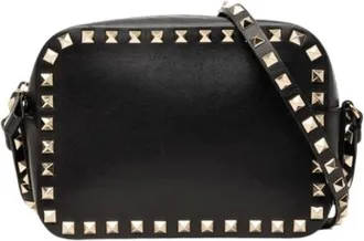Valentino Borsa a tracolla con borchie Pre-owned - - Pre-owned - Donna - Nero - ONE SIZE