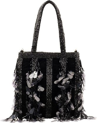 Frances Valentine Gatsby Mini Velvet Tote