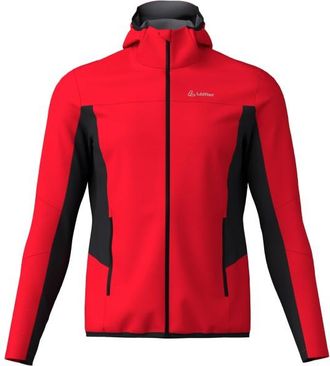 LOEFFLER Hooded Jacket North Airblocc Light Softshelljacke f&uuml;r Herren | rot