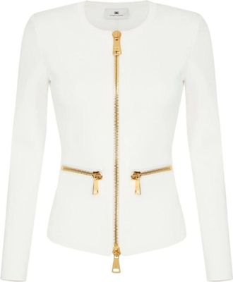 Elisabetta Franchi Mujer, Jerseys, Blanco, Talla: S