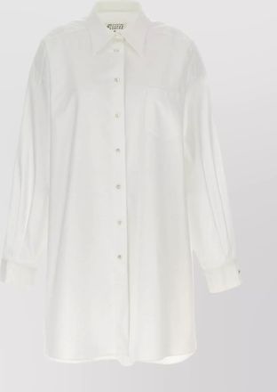 Maison Margiela shirt dress with long sleeves and chest pocket