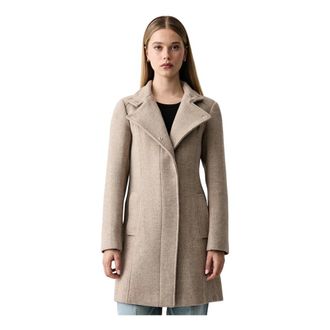 Liu Jo Cappotto slim fit al ginocchio - - Coats - Donna - Beige - S