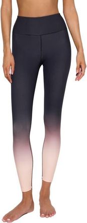 Spiritual Gangster Frankie Ombr&eacute; Longline Sports Bra in Champagne at Nordstrom, Size X-Small