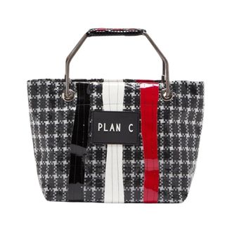 Plan C Glossy Technical Mini Shopper Bag - female - PLAN C - Mini Bags - Multicolor - ONE SIZE - Bags