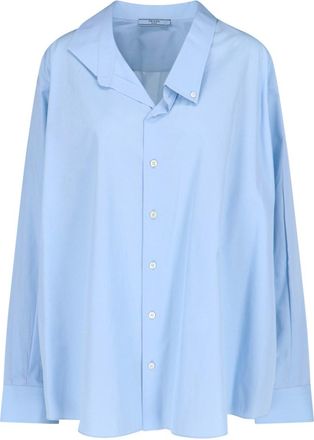 Prada Camicia In Popeline Di Cotone