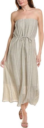 Bella Dahl Strapless Linen-Blend Maxi Dress