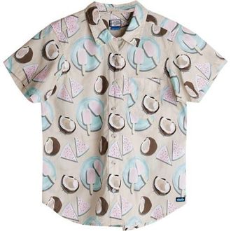 Kavu Girl Party Shirt - Womens in Coconutty at Nordstrom, Size Large