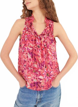 Chufy Elin Silk Top In Ebbe Pink