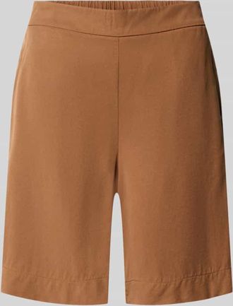 Marc O'Polo Straight Fit Shorts und Leinen-Anteil in Hazel, Gr&ouml;&szlig;e 34