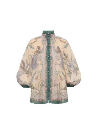 Zimmermann Beige Regular Printed Shirt