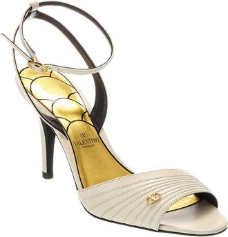 Valentino Ladycrush 85 Leather Sandal