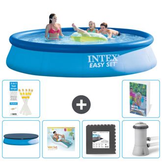 Intex Piscina Easy Set Redonda - 396x84 Cm - 7-piezas S49