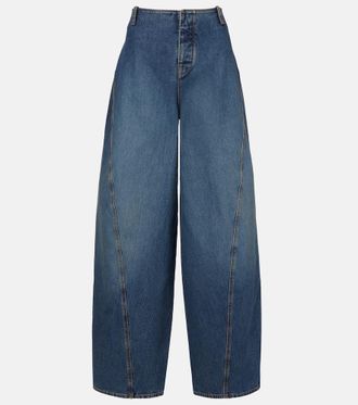Alaia Alaïa Mid-rise barrel-leg jeans