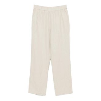 Les Deux Wide Trousers, male, Beige, Size: XS Linen Casual Pants
