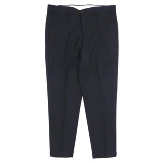 Pantaloni Torino Suit Trousers, male, Blue, Size: W33 Cuffed-hem Chinos