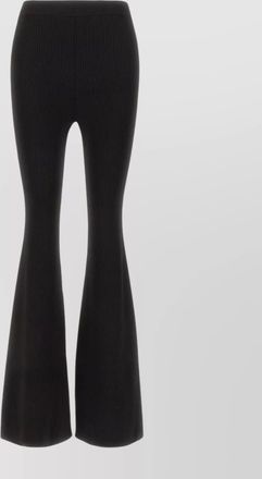 Stella McCartney high waist flared ribbed joggers