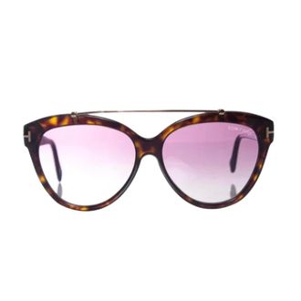 Tom Ford Pre-owned Accessories, female, Brown, Size: ONE SIZE Pre-owned Plastic sunglasses