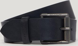 Belstaff Roller Buckle Belt Mens Calf Leather Dark Ink Size XL