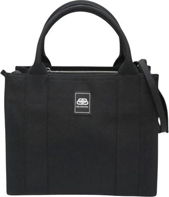 Balenciaga Pre-owned Handbags, female, Black, Size: ONE SIZE Everyday Tote XS Canvas Bag