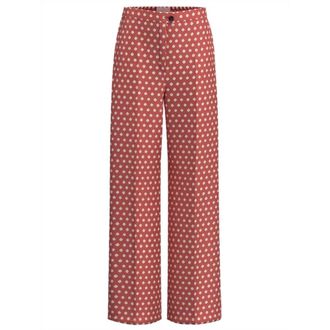 Marella Dames, Broeken, Rood, Maat: XL Poliester