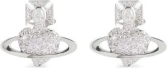 Vivienne Westwood Accessoires, Dames, Grijs, ONE Size, Agnatha Oorbellen