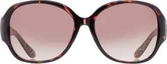 Guess Brown Gradient Oversized Ladies Sunglasses GF0284 52F 60