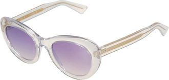 K&agrave;dor Capri Zonnebril - unisex - Zonnebrillen - Wit - 52 MM - Accessoires