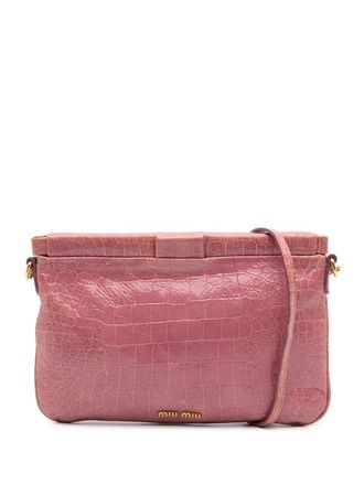 小物 2000s miumiu leather key case 2000s miumiu leather key case Miu Miu Black Leather Key Case