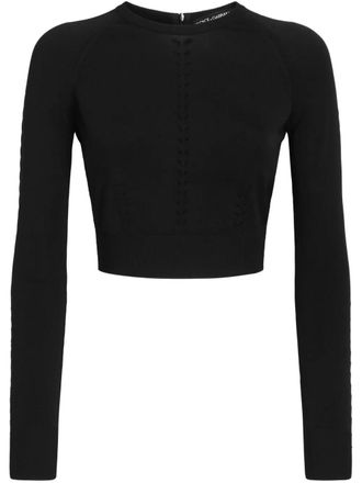 Dolce & Gabbana DNA cut-out detail T-shirt - Black