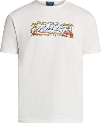 Polo Ralph Lauren T-shirt met geborduurd logo - Wit