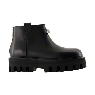 Alexander McQueen Alexander McQueen, Ankle Boots, female, Black, Size: 10 US Platform Ankle Boots