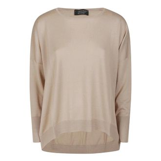 Aragona Dames, Truien, Beige, Maat: M Wol