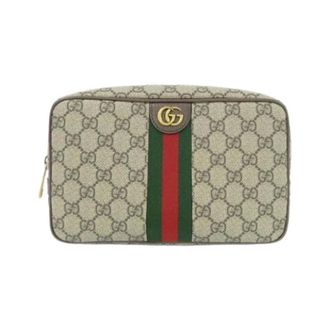 Gucci Pre-owned Cross Body Bags, female, Beige, Size: ONE SIZE Pre-owned Canvas Cross Body Bag