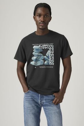 Levi's Camiseta estampada con fit holgado - Hombre - XL - Negro / Jet Black