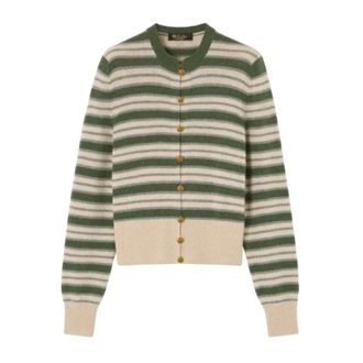 Loro Piana Dames, Truien, Beige, Maat: M Kasjmier