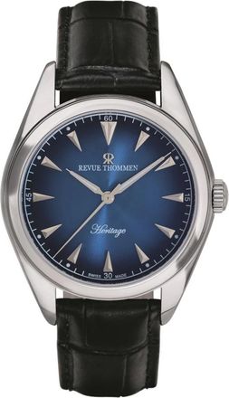Revue Thommen Automatisch Horloge - Heren - Horloges - Zwart - ONE Size - Leer - Accessoires