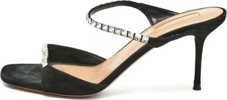 Aquazzura Sandali Diamante con cristalli 75mm Pre-owned - Nero