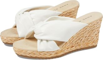 Anne Klein Winnie Womens Sandals White : 7.5 M, Rubber