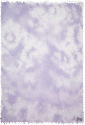 Rag & Bone Tie Dye Fringe Scarf in Purple at Nordstrom