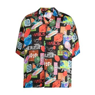 AMBUSH Blouses Shirts - Heren - Korte mouwen Overhemden - Veelkleurig - S - Overhemden